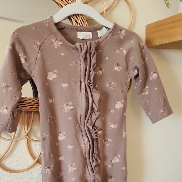 Floral Ruffle Kids One Piece - Picture 5 of 7